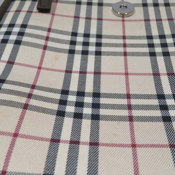 Burberry Nova Check Beige/Brown Canvas/Leather Shoulder Bag for Men and Women - Picture 8 of 9